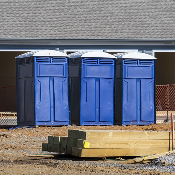 what is the cost difference between standard and deluxe portable restroom rentals in Ellenboro